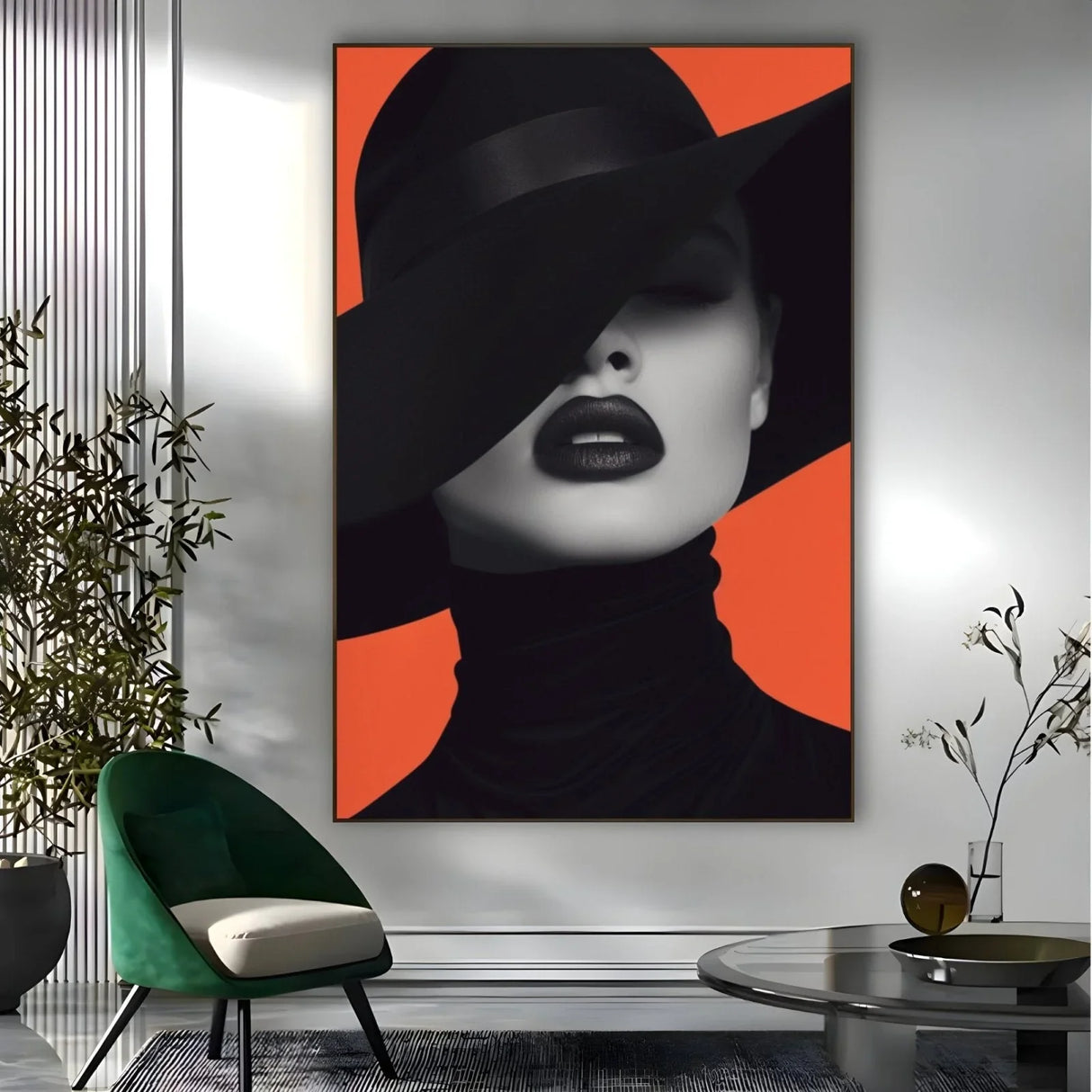 Quadro Stampa su Tela Velo di Mistero - CupidoDesign