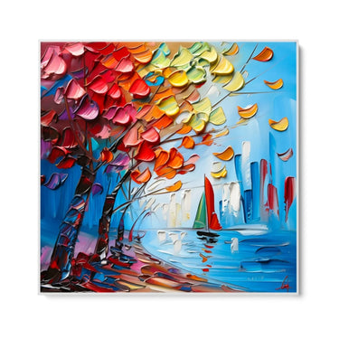 Quadro Stampa su Tela Vento d’Autunno - CupidoDesign