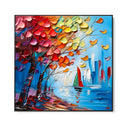 Quadro Stampa su Tela Vento d’Autunno - CupidoDesign