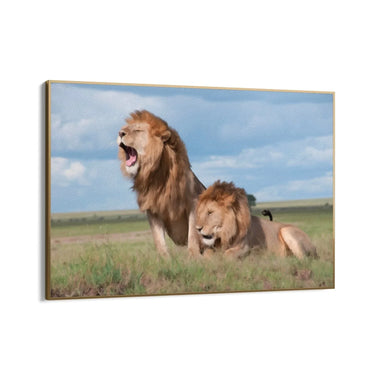 Quadro Stampa su Tela Vento Tra le Zanne - CupidoDesign