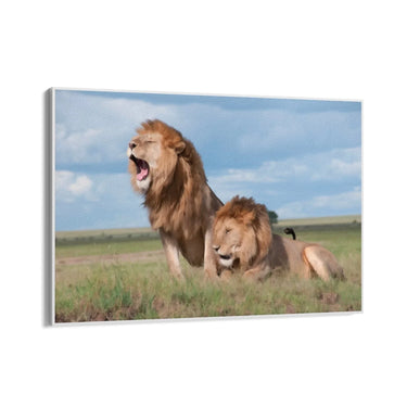 Quadro Stampa su Tela Vento Tra le Zanne - CupidoDesign