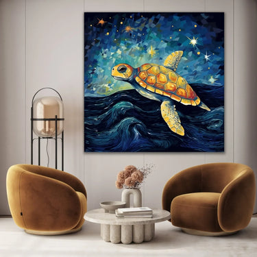 Quadro Stampa su Tela Viaggio Notturno - CupidoDesign