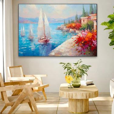 Quadro Stampa su Tela Viaggio pomeridiano - CupidoDesign