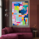 Quadro Stampa su Tela Vibrazioni Arcobaleno - CupidoDesign