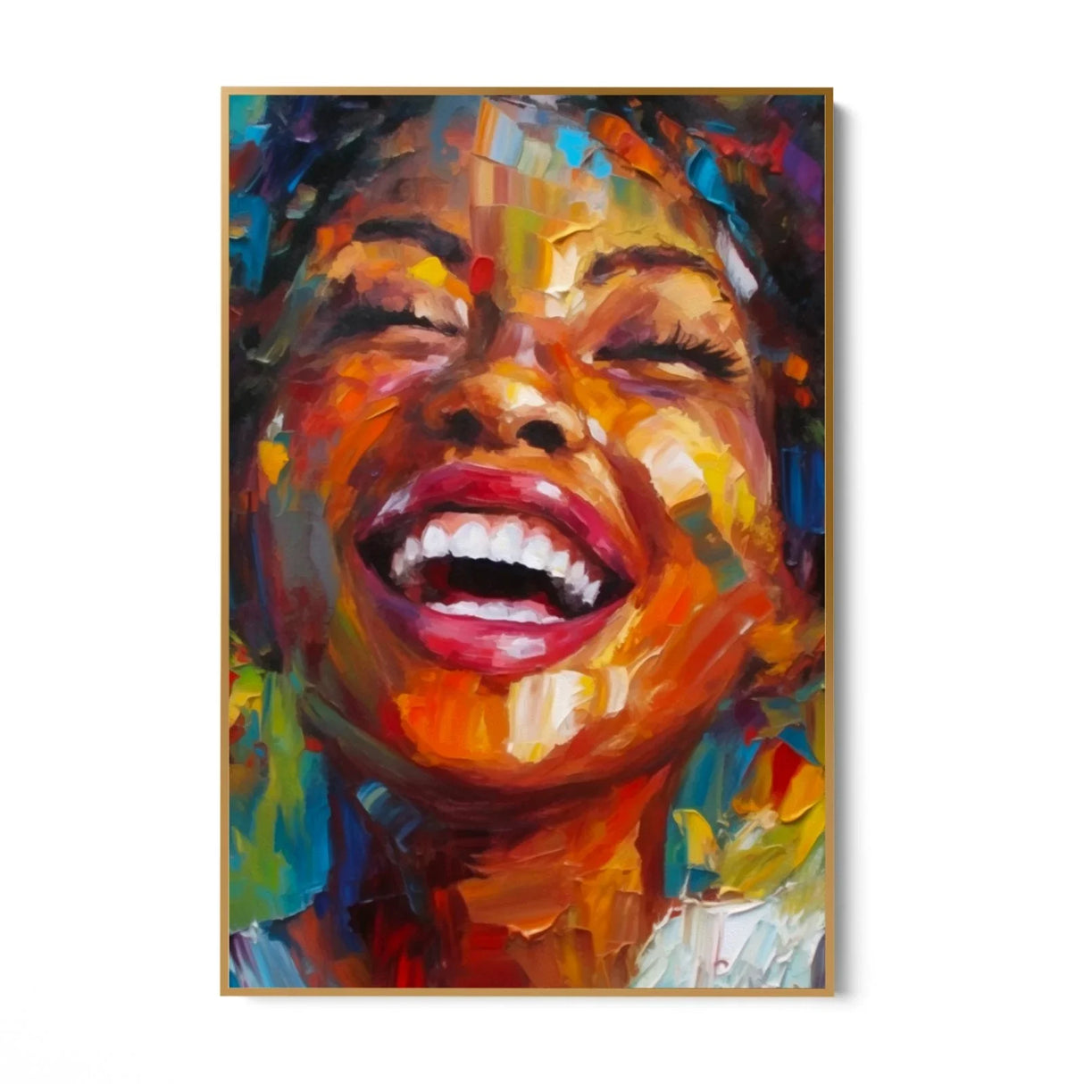 Quadro Stampa su Tela Vibrazioni di Gioia - CupidoDesign