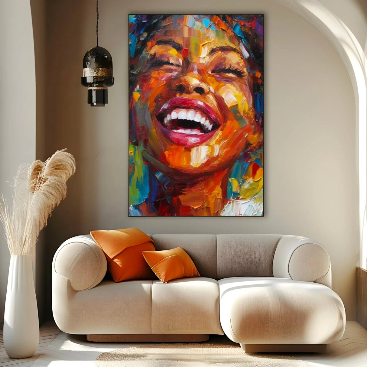 Quadro Stampa su Tela Vibrazioni di Gioia - CupidoDesign