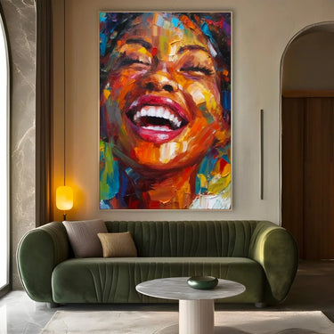 Quadro Stampa su Tela Vibrazioni di Gioia - CupidoDesign