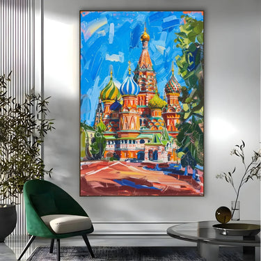 Quadro Stampa su Tela Vibrazioni di San Basilio - CupidoDesign