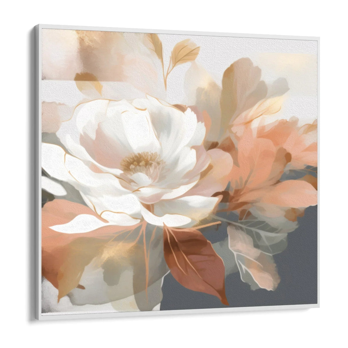 Quadro Stampa su Tela Vibrazioni Floreali - CupidoDesign