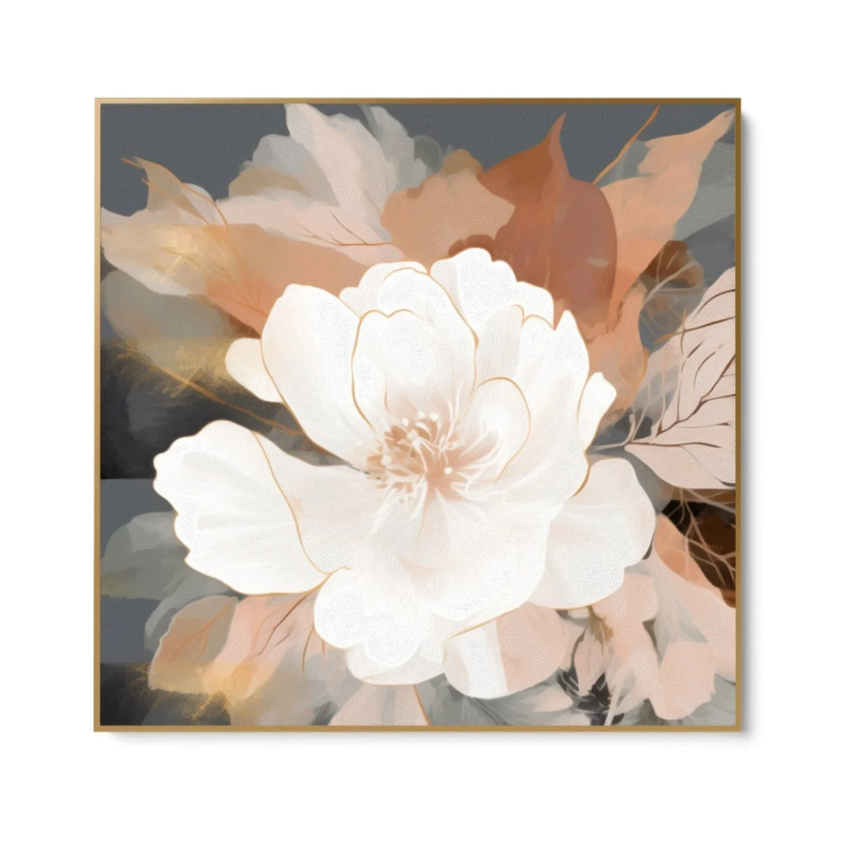 Quadro Stampa su Tela Vibrazioni Floreali - CupidoDesign