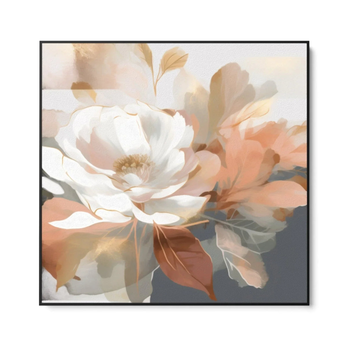 Quadro Stampa su Tela Vibrazioni Floreali - CupidoDesign