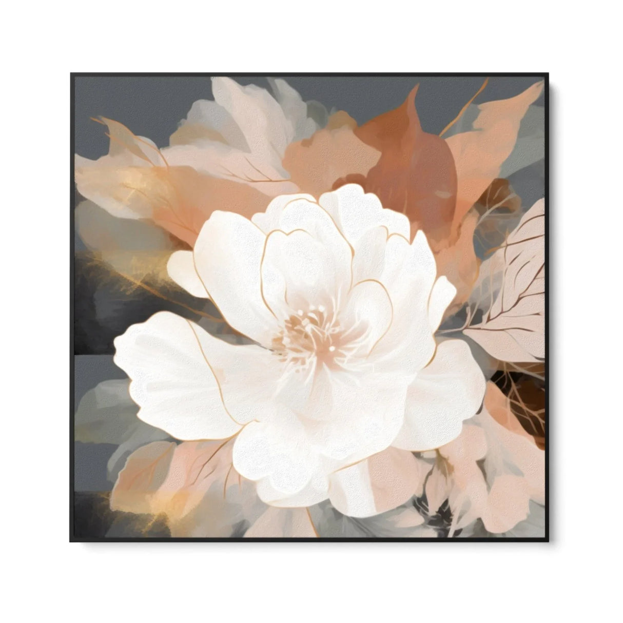 Quadro Stampa su Tela Vibrazioni Floreali - CupidoDesign