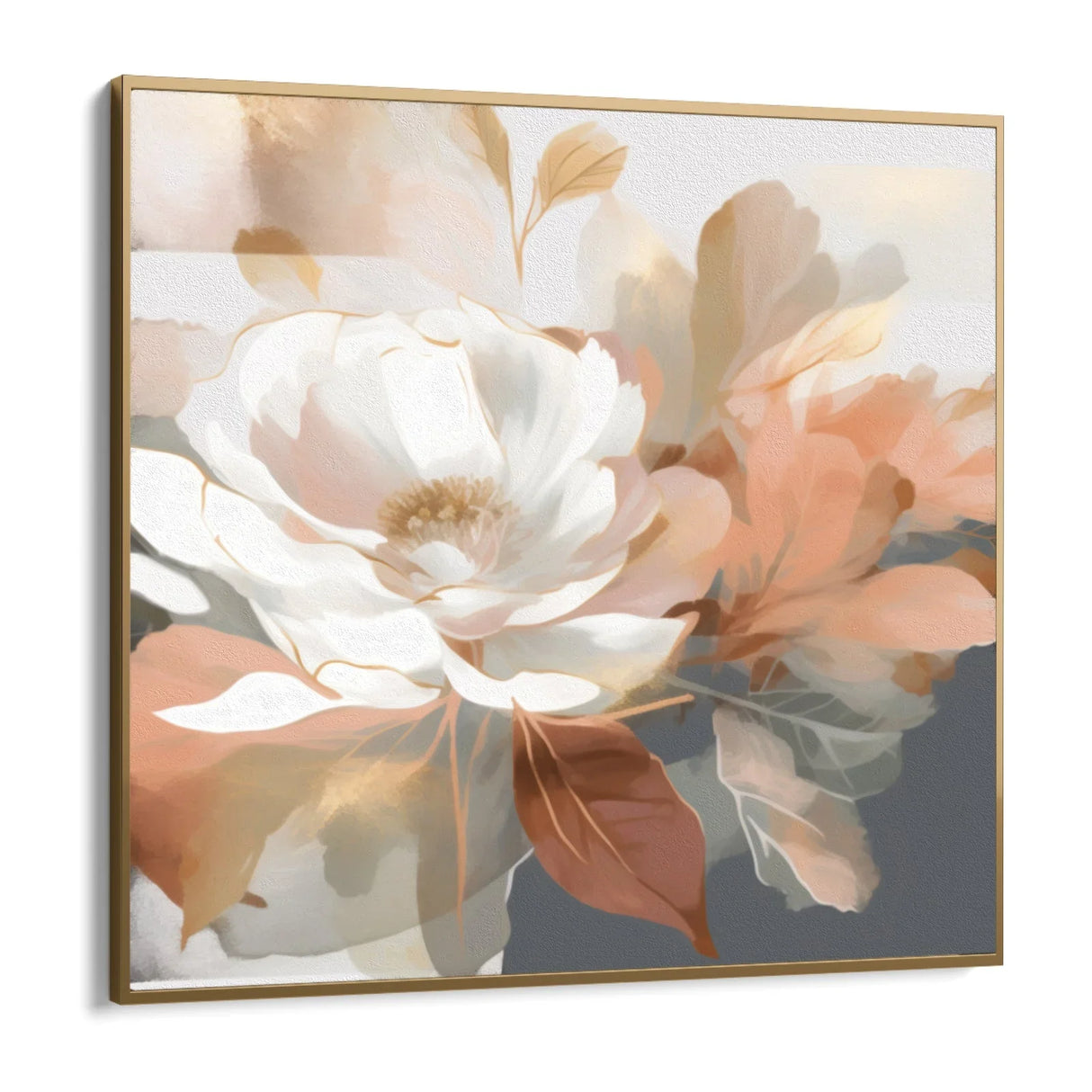 Quadro Stampa su Tela Vibrazioni Floreali - CupidoDesign