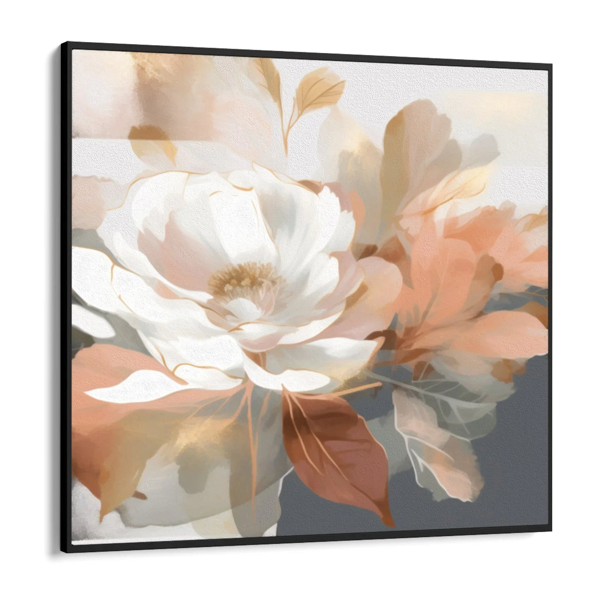 Quadro Stampa su Tela Vibrazioni Floreali - CupidoDesign