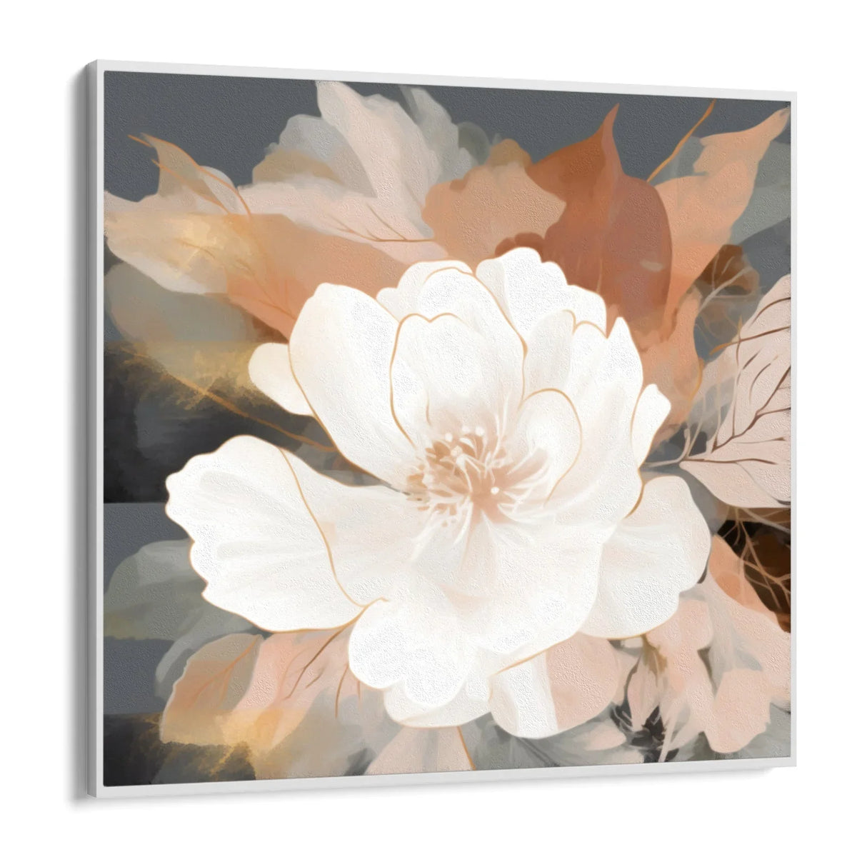 Quadro Stampa su Tela Vibrazioni Floreali - CupidoDesign