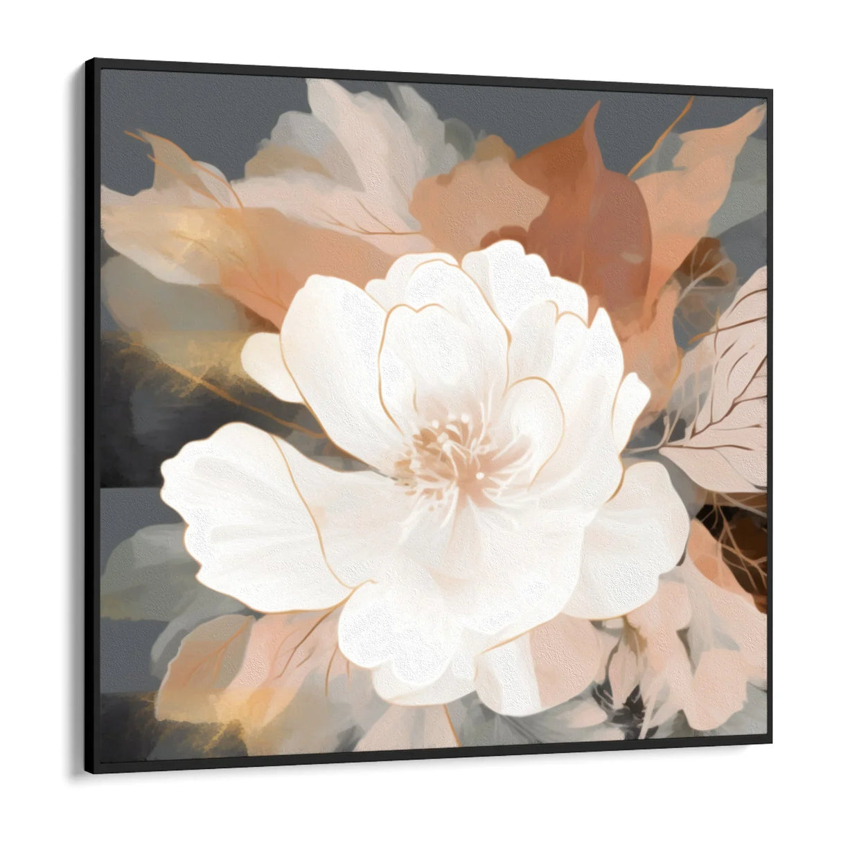 Quadro Stampa su Tela Vibrazioni Floreali - CupidoDesign