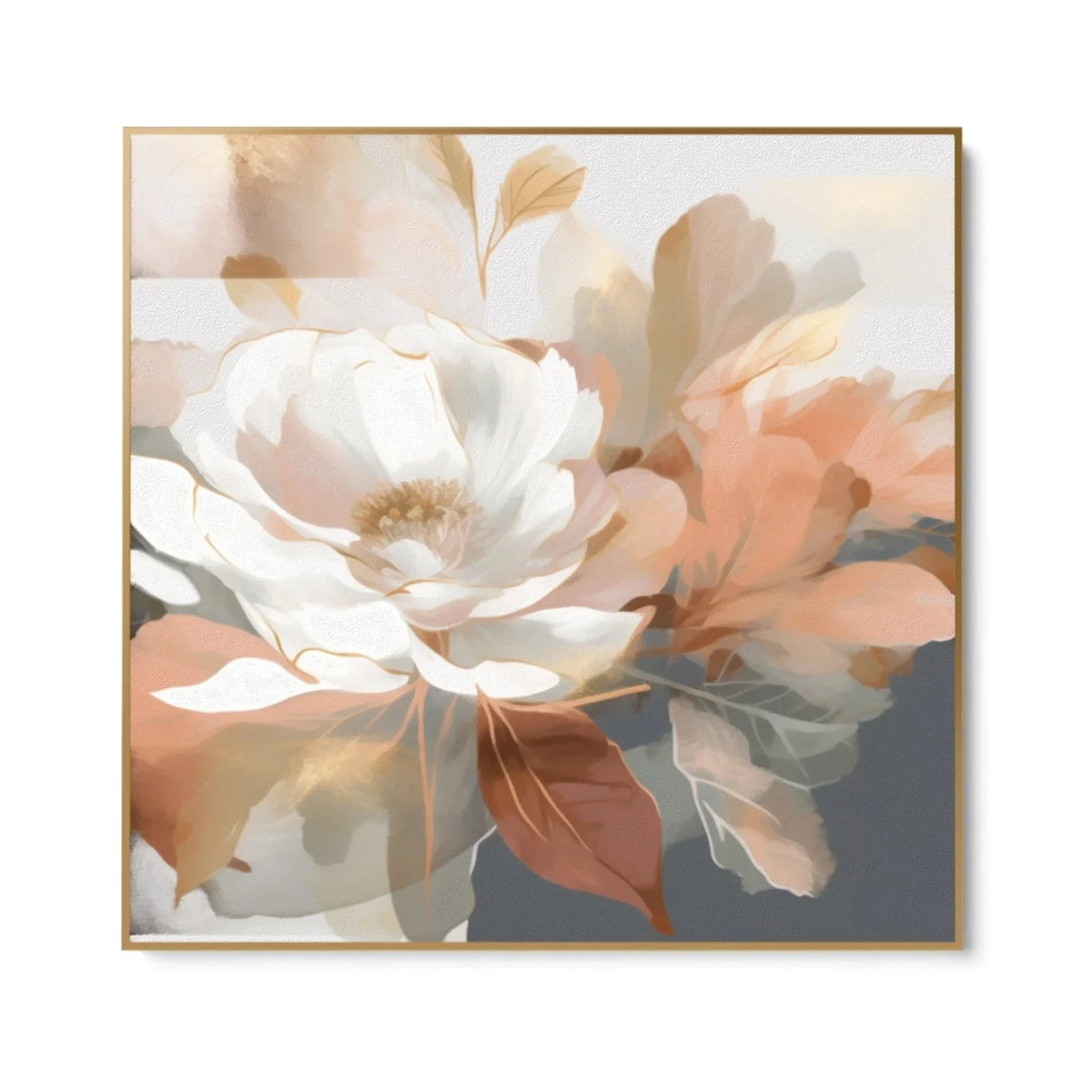 Quadro Stampa su Tela Vibrazioni Floreali - CupidoDesign