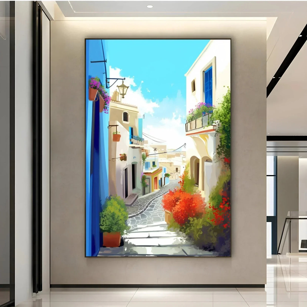 Quadro Stampa su Tela Vicolo italiano - CupidoDesign