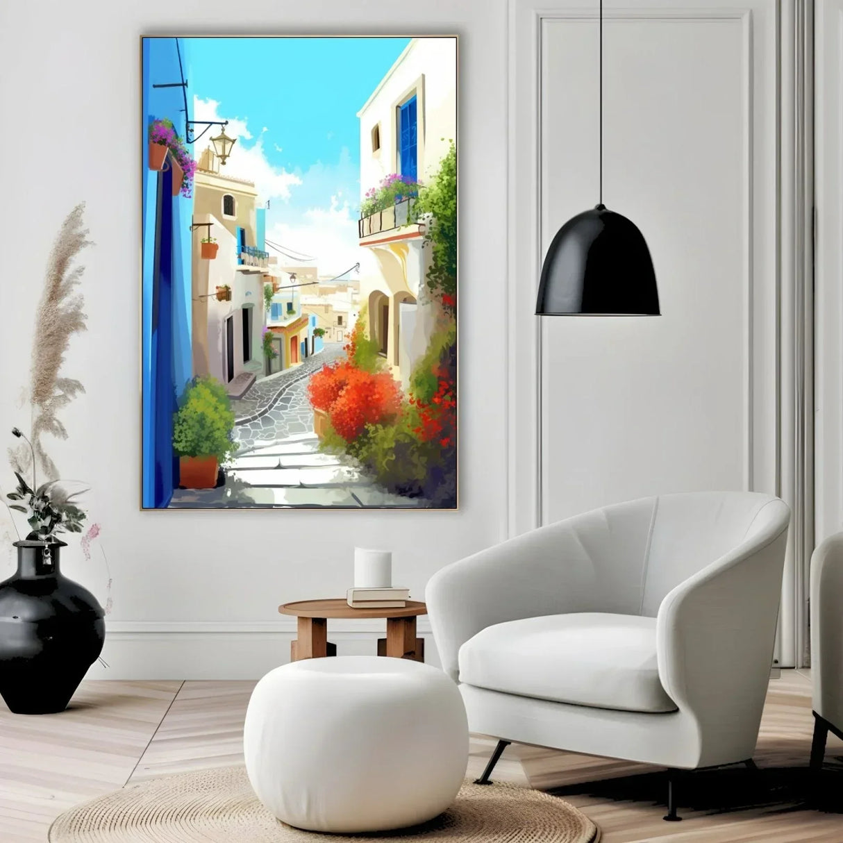Quadro Stampa su Tela Vicolo italiano - CupidoDesign