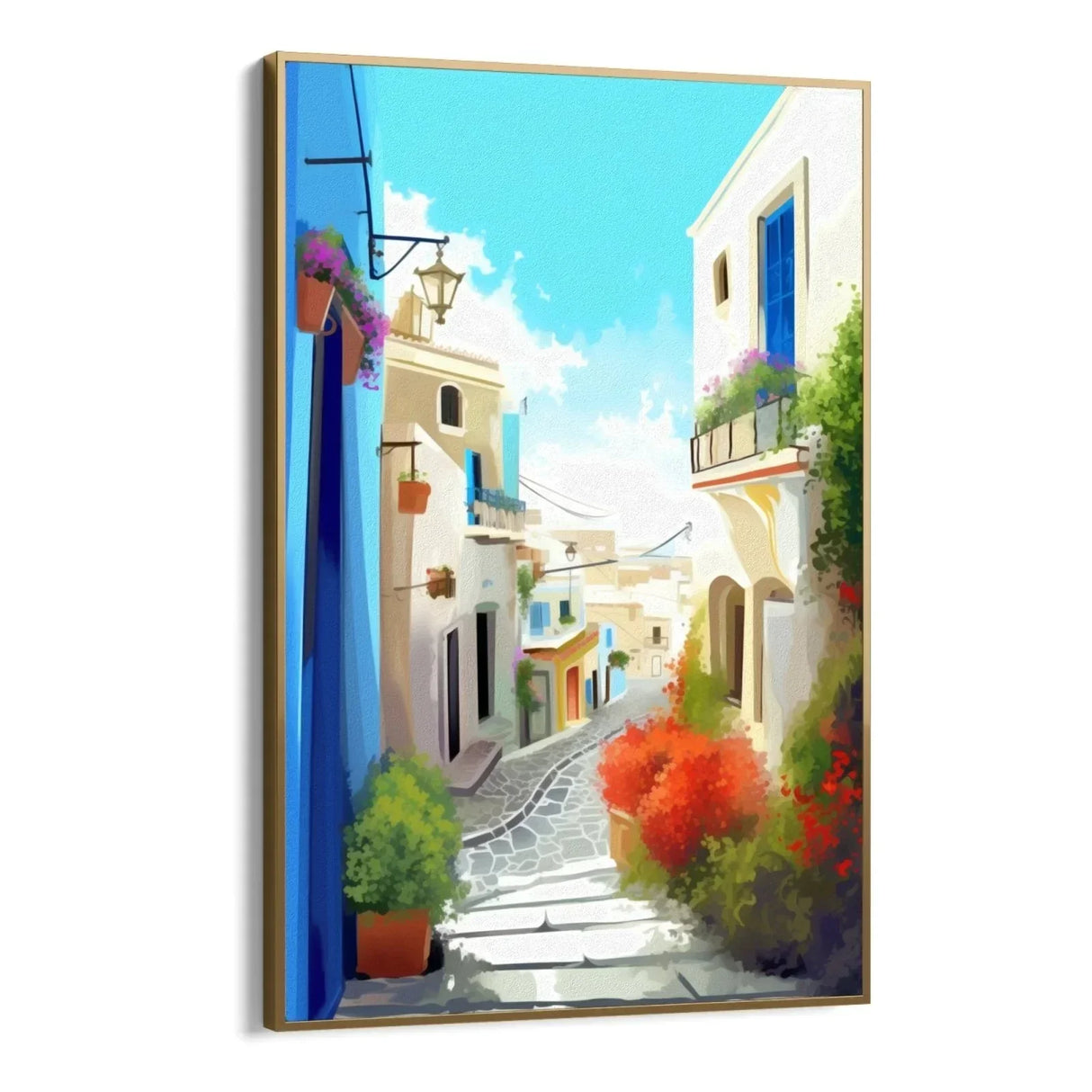 Quadro Stampa su Tela Vicolo italiano - CupidoDesign
