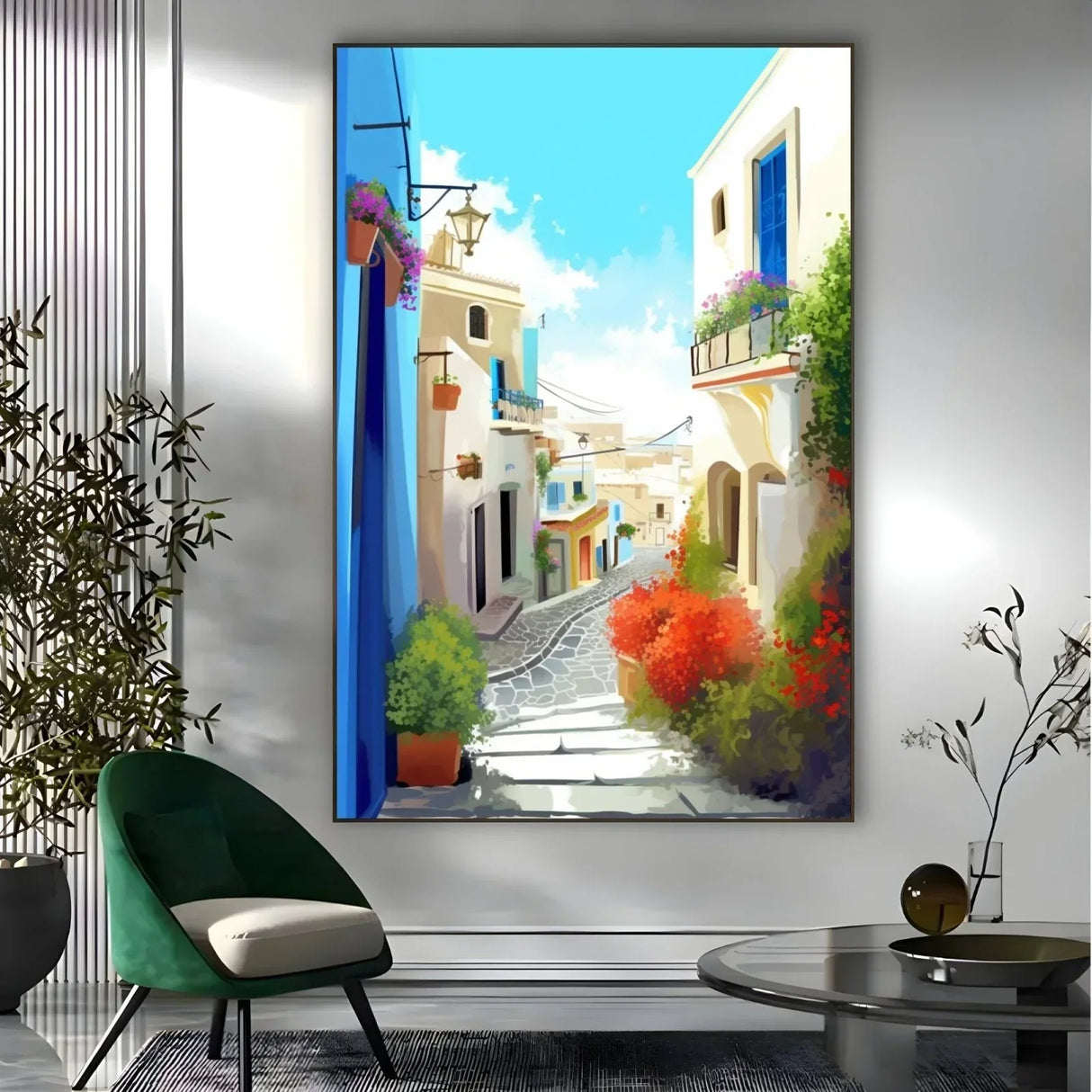 Quadro Stampa su Tela Vicolo italiano - CupidoDesign