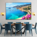 Quadro Stampa su Tela Villefranche-sur-Mer, Costa Azzurra - CupidoDesign