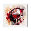 Quadro Stampa su Tela Vino Astratto - CupidoDesign