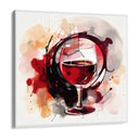 Quadro Stampa su Tela Vino Astratto - CupidoDesign