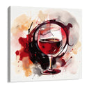 Quadro Stampa su Tela Vino Astratto - CupidoDesign