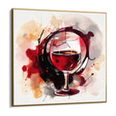 Quadro Stampa su Tela Vino Astratto - CupidoDesign