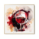 Quadro Stampa su Tela Vino Astratto - CupidoDesign
