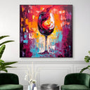 Quadro Stampa su Tela Vino Colorato - CupidoDesign