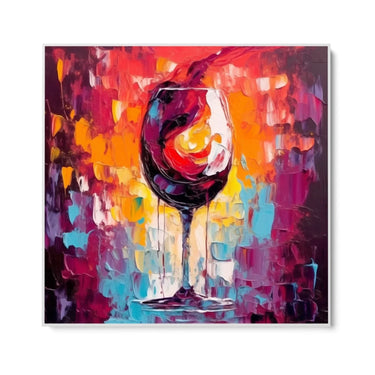Quadro Stampa su Tela Vino Colorato - CupidoDesign