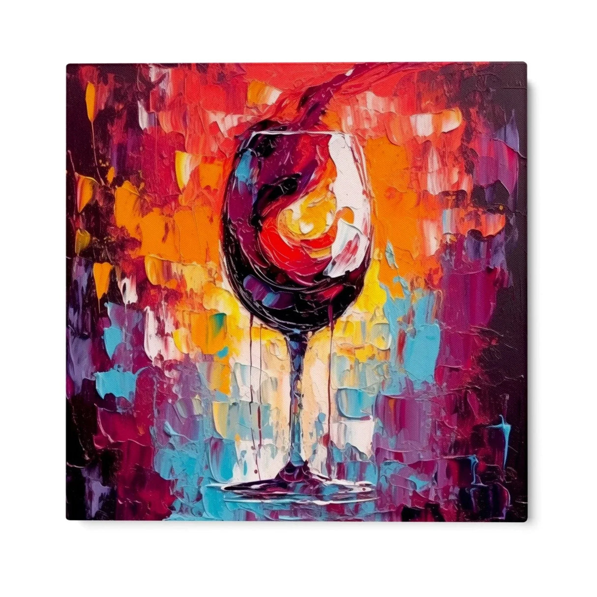 Quadro Stampa su Tela Vino Colorato - CupidoDesign