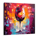 Quadro Stampa su Tela Vino Colorato - CupidoDesign