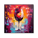 Quadro Stampa su Tela Vino Colorato - CupidoDesign