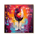 Quadro Stampa su Tela Vino Colorato - CupidoDesign