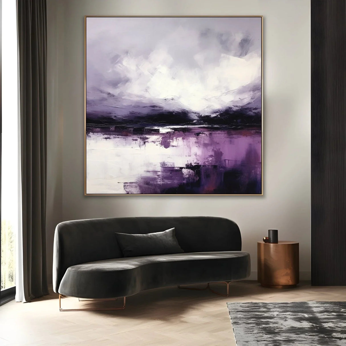 Quadro Stampa su Tela Viola astrale - CupidoDesign