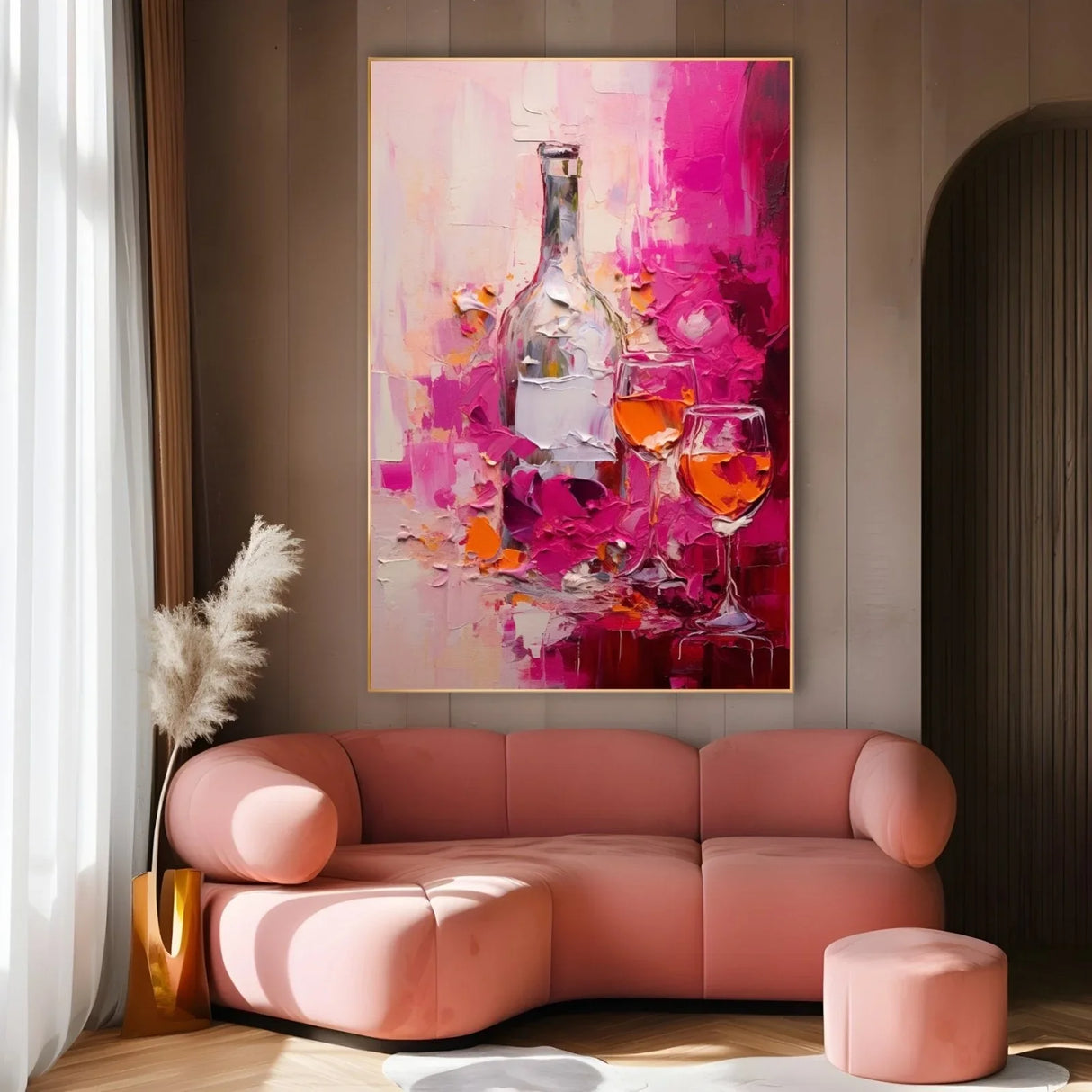 Quadro Stampa su Tela Viola in Cucina - CupidoDesign