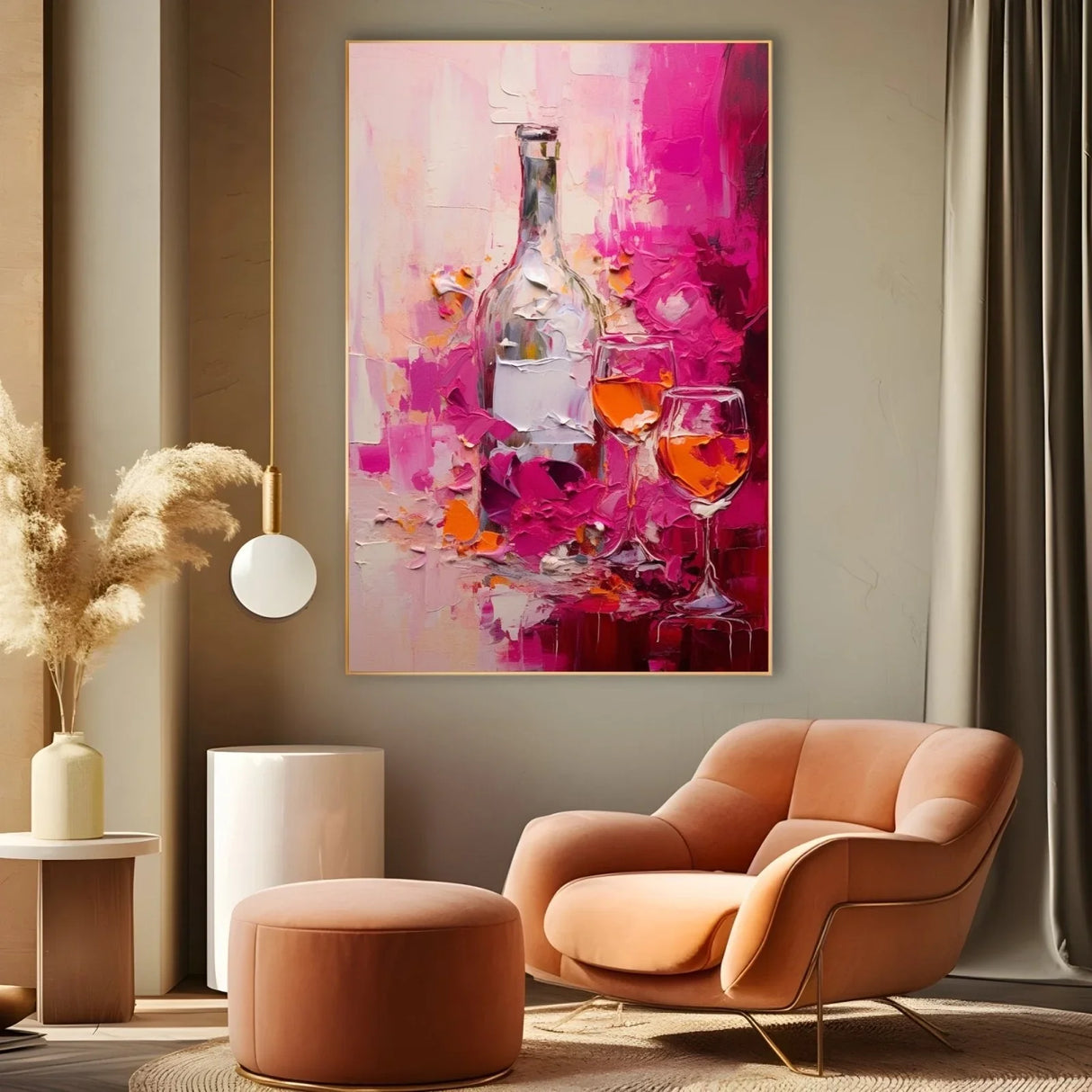 Quadro Stampa su Tela Viola in Cucina - CupidoDesign