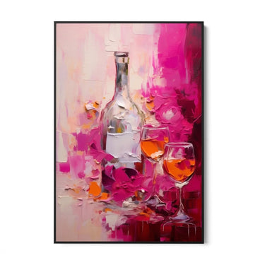 Quadro Stampa su Tela Viola in Cucina - CupidoDesign