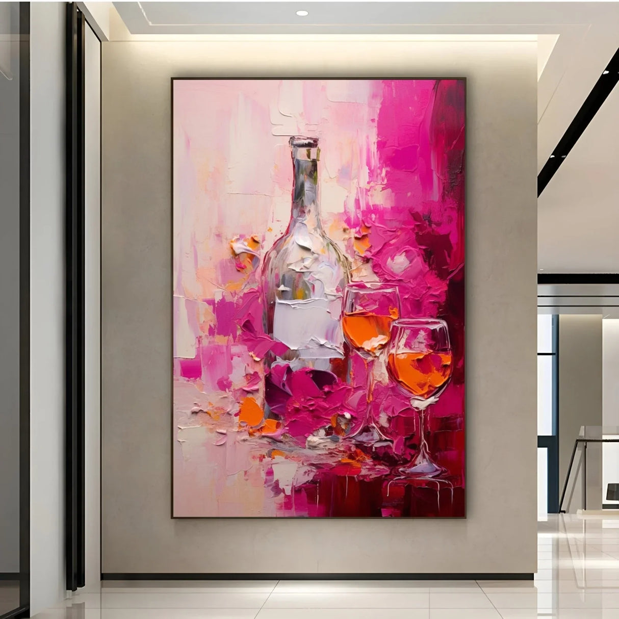 Quadro Stampa su Tela Viola in Cucina - CupidoDesign
