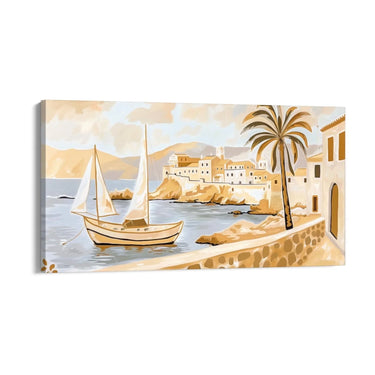 Quadro Stampa su Tela Visione di Alghero - CupidoDesign