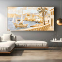 Quadro Stampa su Tela Visione di Alghero - CupidoDesign