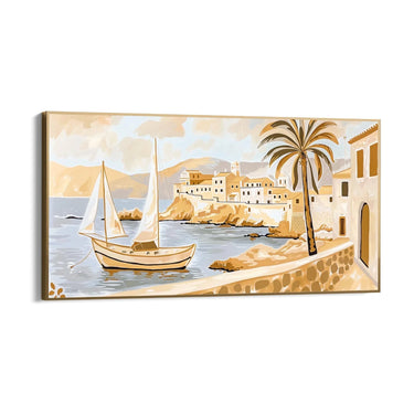 Quadro Stampa su Tela Visione di Alghero - CupidoDesign