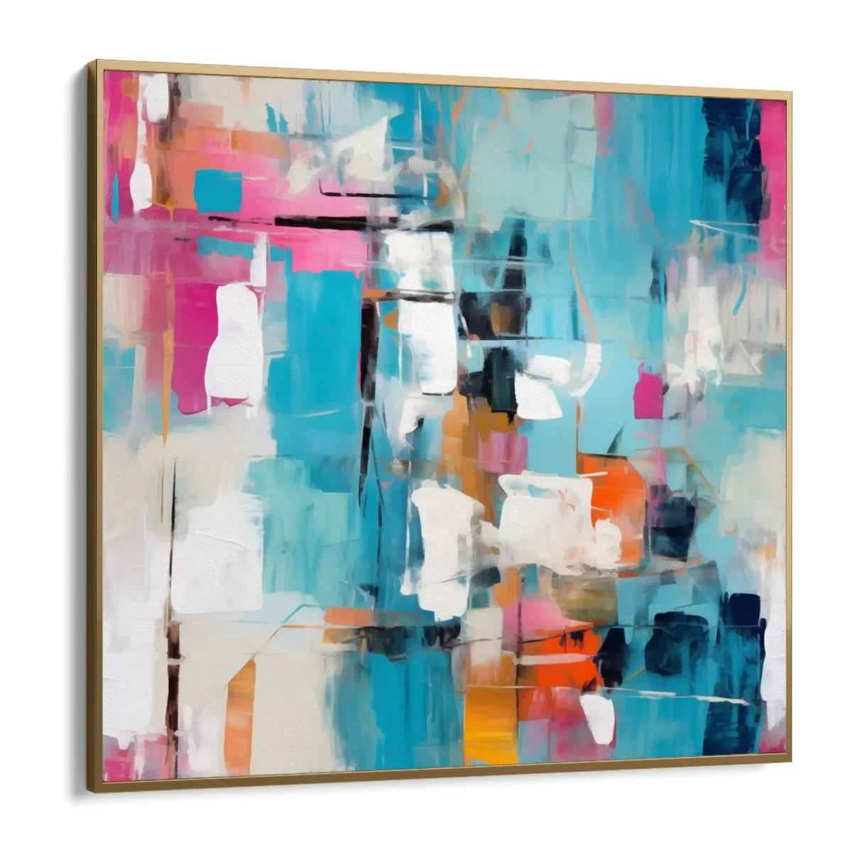 Quadro Stampa su Tela Visione multicolore - CupidoDesign