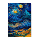 Quadro Stampa su Tela Visioni Blu - CupidoDesign