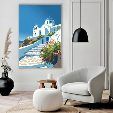 Quadro Stampa su Tela Visioni D'Isola - CupidoDesign