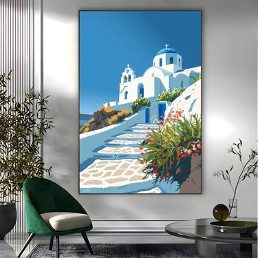 Quadro Stampa su Tela Visioni D'Isola - CupidoDesign