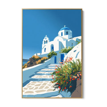 Quadro Stampa su Tela Visioni D'Isola - CupidoDesign